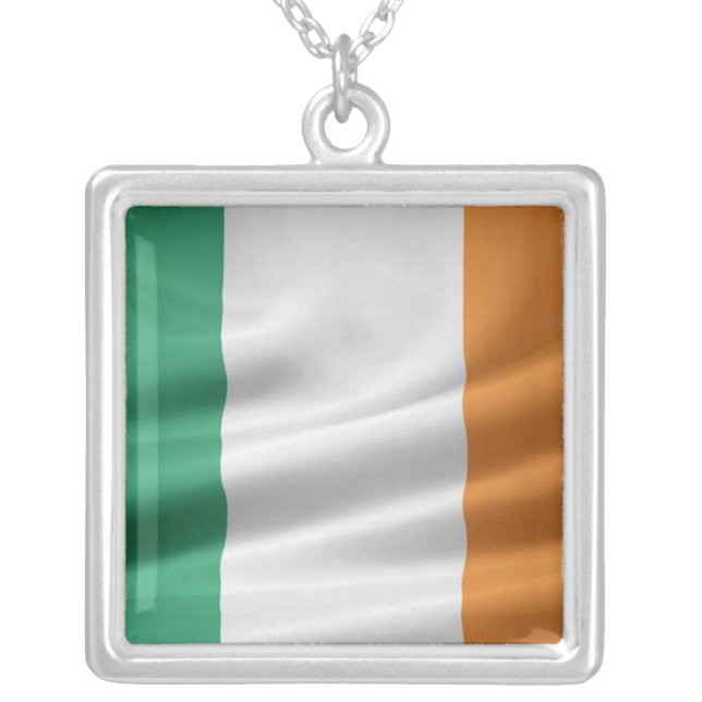 Irish Flag Necklace (Front)