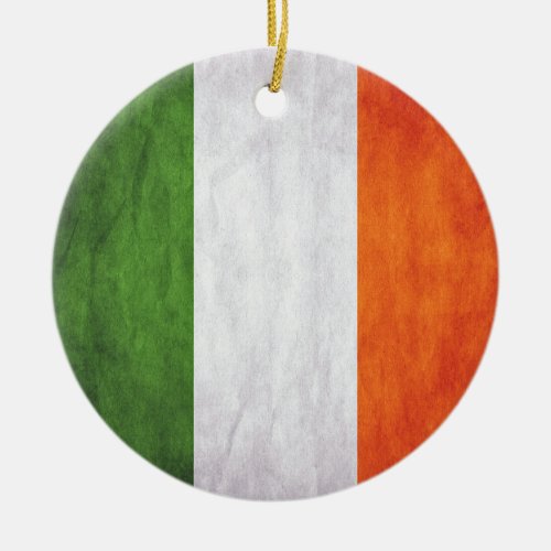 Irish Flag  Nollaig Shona Duit Christmas Ornament