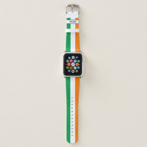 Irish flag of Ireland personalized Apple Watch Band