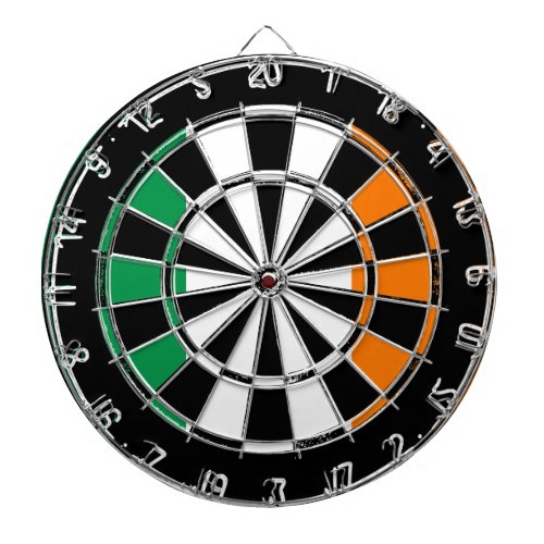 Irish flag of Ireland vintage dartboard design