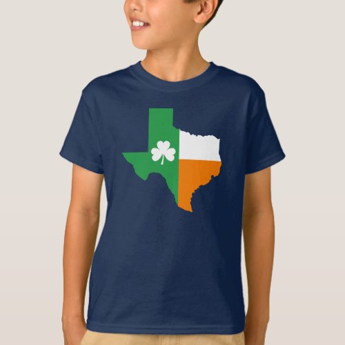 Irish Flag of Texas T_Shirt