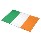 Irish Flag on MoJo Placemat (On Table)