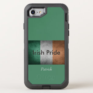 Irish Flag OtterBox Defender iPhone SE/8/7 Case