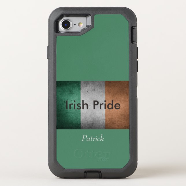 Irish Flag Otterbox iPhone Case (Back)
