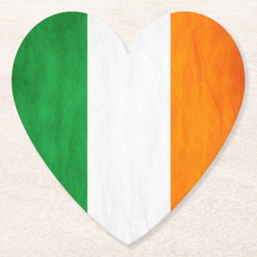Irish Flag Paper Coaster