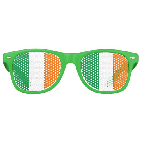 Irish Flag _ Party Shades Retro Sunglasses