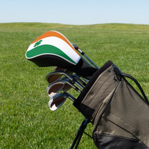 Irish Flag Patriotic Ireland Flag Luck Clover Golf Head Cover