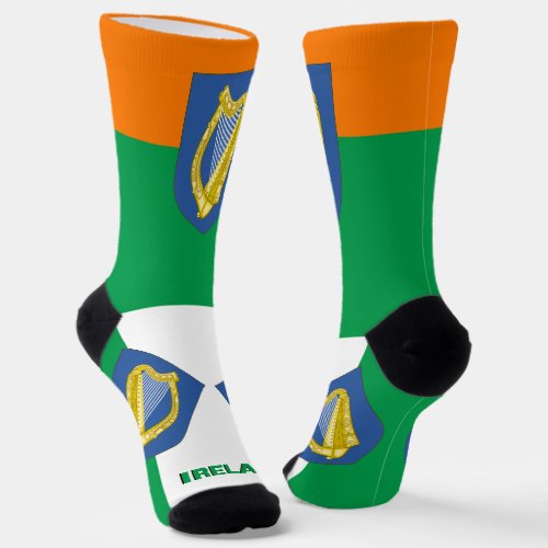 Irish Flag Patriotic Sustainable Ireland Premium Socks