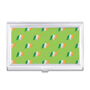 Irish Flag Pattern Business Card Case