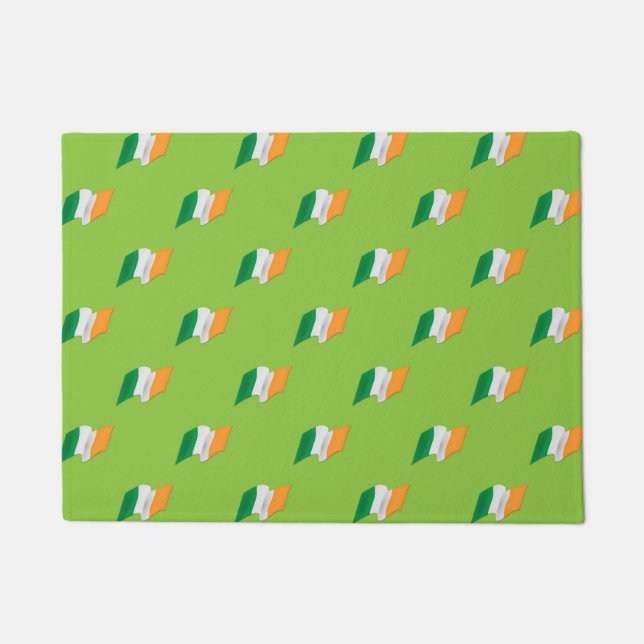 Irish Flag Pattern Doormat (Front)