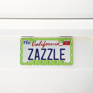 Irish Flag Pattern License Plate Frame