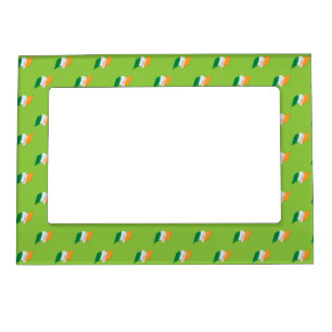 Irish Flag Pattern Magnetic Frame