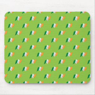 Irish Flag Pattern Mouse Pad