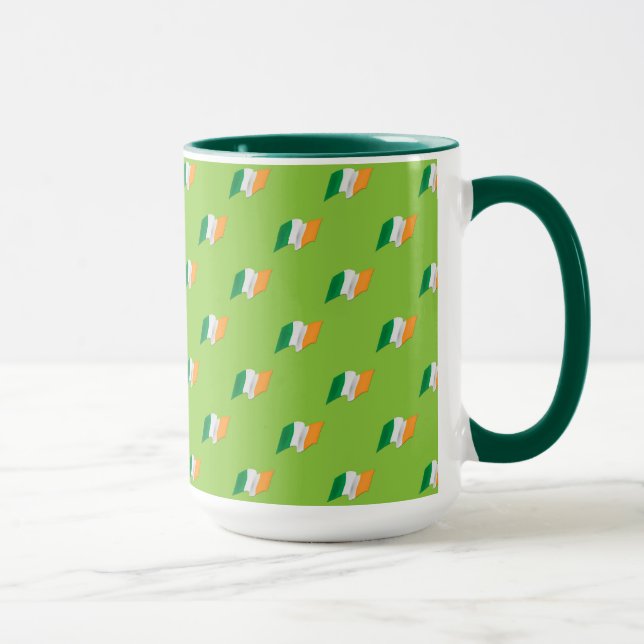 Irish Flag Pattern Mug (Right)
