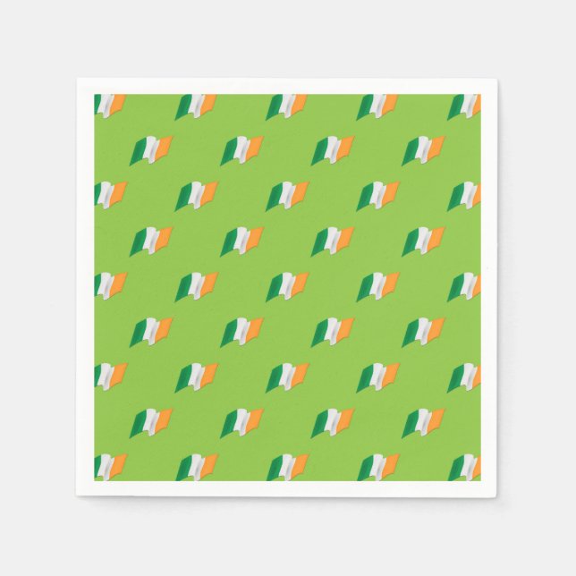 Irish Flag Pattern Napkins (Front)
