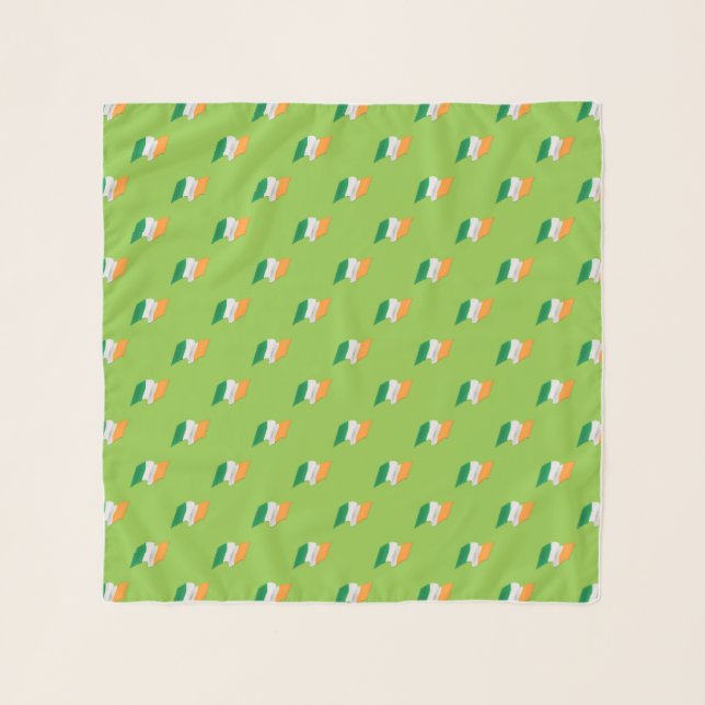 Irish Flag Pattern Scarf (Front)