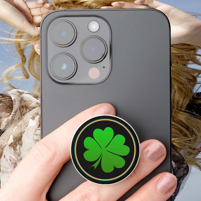 Irish Flag PopGrip, Ireland St Patrick Party PopSocket (Creator Uploaded)