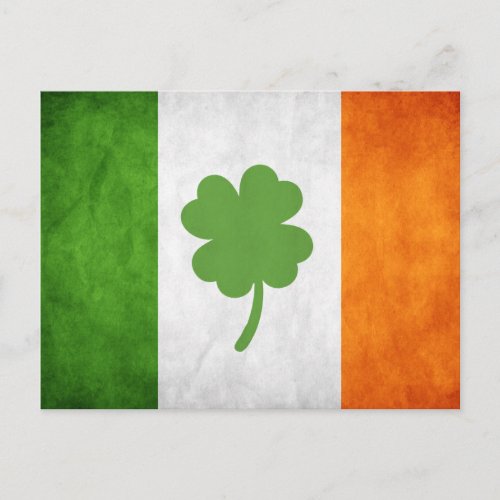 Irish Flag Postcard