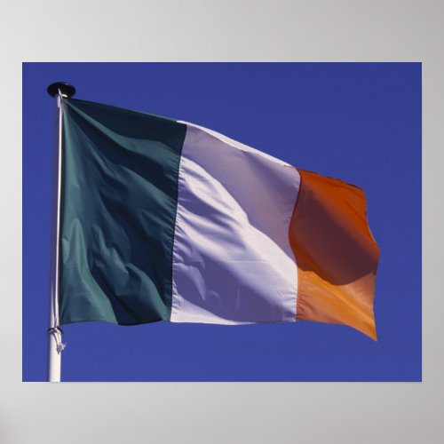 Irish flag poster