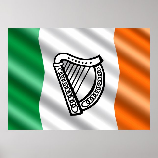Irish flag poster (Front)