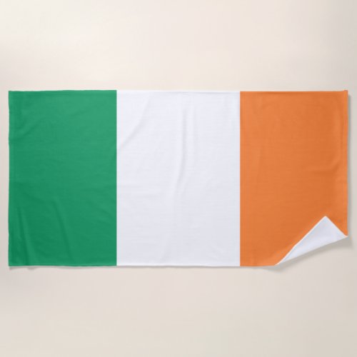 Irish Flag Republic of Ireland ROI Eire Beach Towel