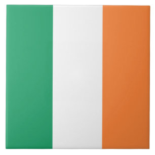 Irish Flag (Republic of Ireland) (ROI) (Eire) Ceramic Tile