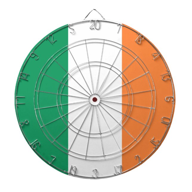 Irish Flag (Republic of Ireland) (ROI) (Eire) Dart Board (Front)
