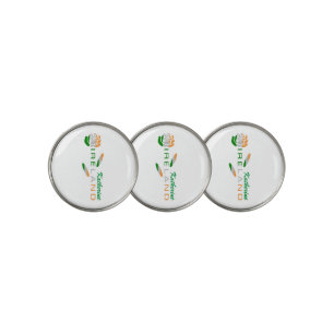 Irish Flag Rose Personalized Golf Ball Marker