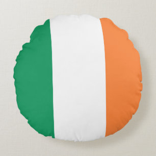 Irish Flag Round tpcnt Pillow
