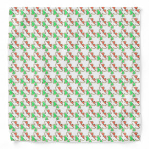 Irish Flag Saint Patrick's Day Shamrock Clover Bandana