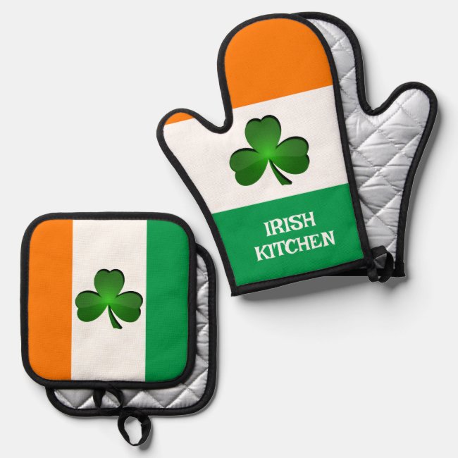 Irish Flag & Shamrock Design