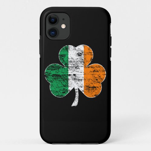 Irish Flag Shamrock distressed iPhone 5 Case