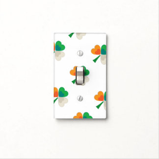 Irish Flag Shamrock Light Switch Cover