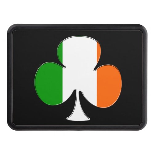 Irish Flag Shamrock Trailer Hitch Cover