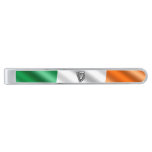 Irish Flag Silver Finish Tie Clip at Zazzle