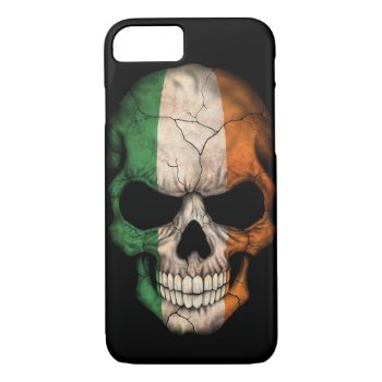 Irish Flag Skull Iphone 8/7 Case by JeffBartels at Zazzle