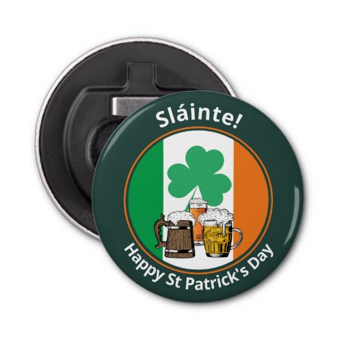 Irish Flag St Patricks Day Bottle Opener
