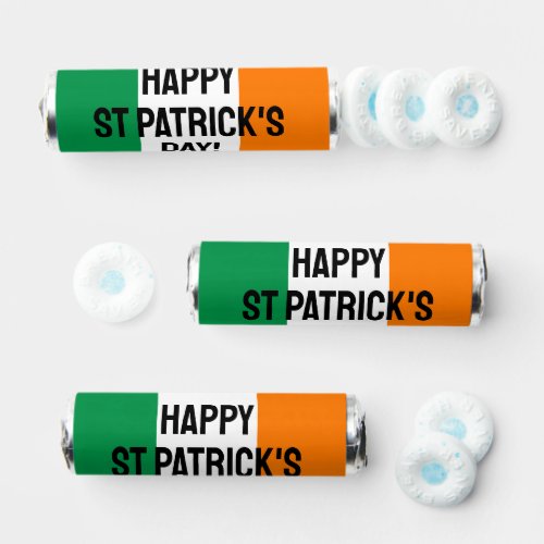Irish flag St Patricks Day custom candy Breath Savers Mints