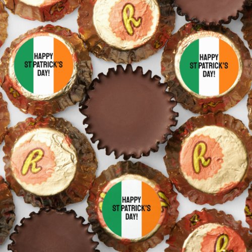 Irish flag St Patricks Day custom chocolate Reeses Peanut Butter Cups