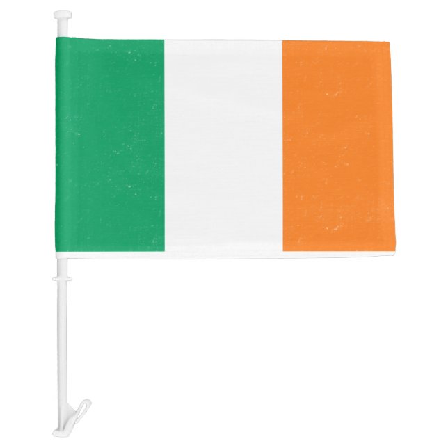 Irish Flag St. Patrick's Day Patriotic Car Flag (Front)