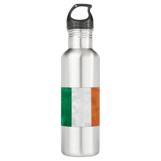 irish flag stainless steel water bottle