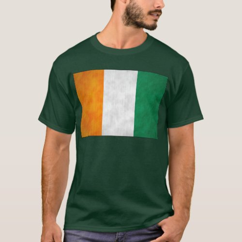 Irish Flag T-SHirt - The luck of the Irish just in time for St. Patrick's Day. Available in all colors and styles.  

