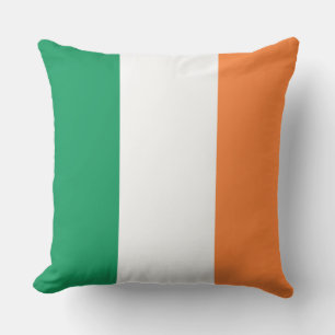 Irish Flag Throw Pillow