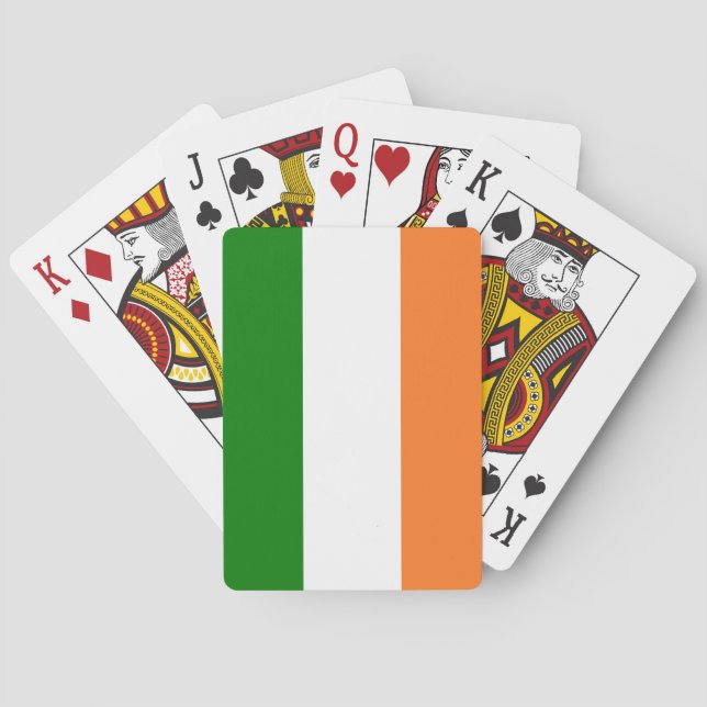Irish Flag Total  Poker Cards (Back)
