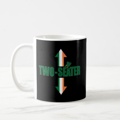 Irish Flag Two Seater Party_Trashy Humor Coffee Mug