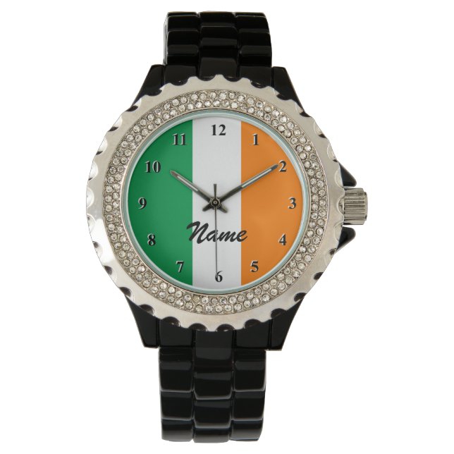 Irish flag watches | Personalizable with name (Front)