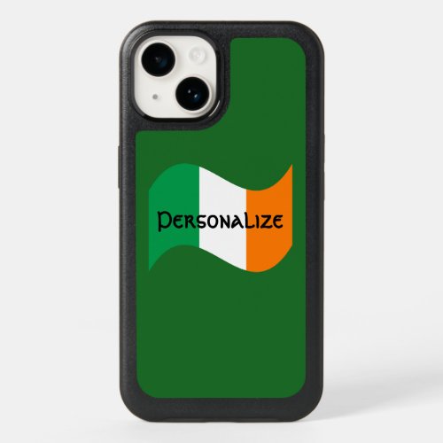 Irish Flag with Celtic Font OtterBox iPhone 14 Case