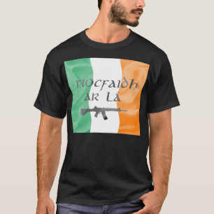 Irish Flag with tiocfaidh ár lá tshirt
