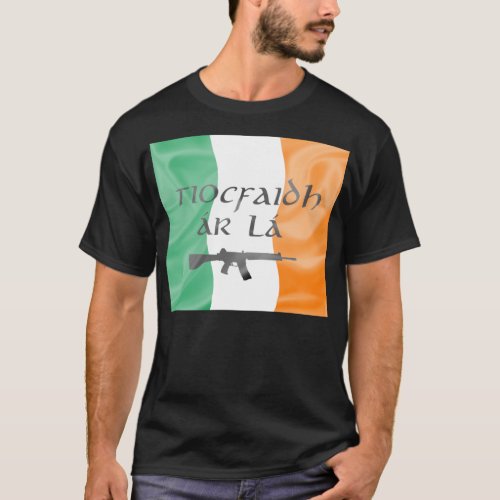 Irish Flag with tiocfaidh r l tshirt