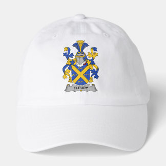 Irish Fleury Coat of Arms Family Crest Hat